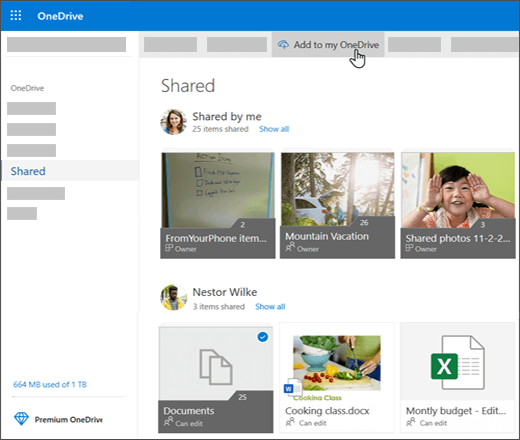 onedrive for business sync shared with me folders mac